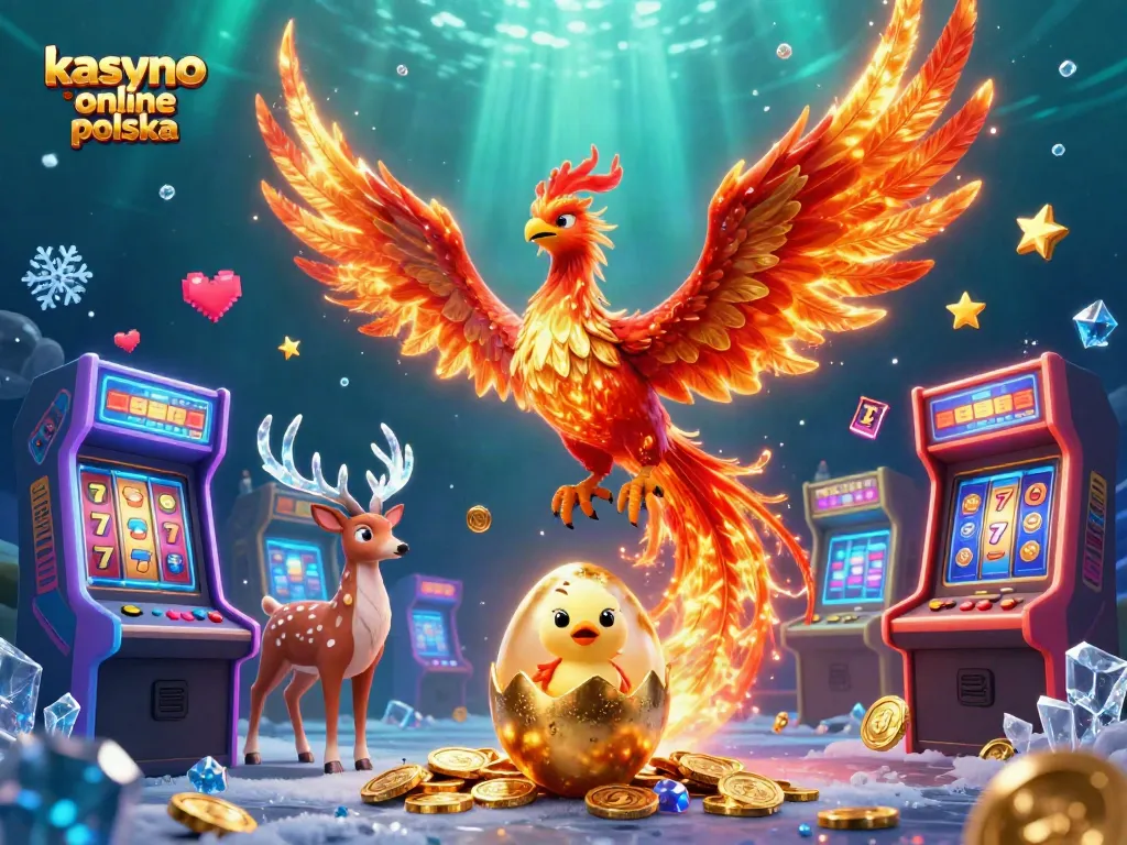 Engage with kasyno online polska as a phoenix and stag shine amid vibrant gaming elements and jackpot reels.