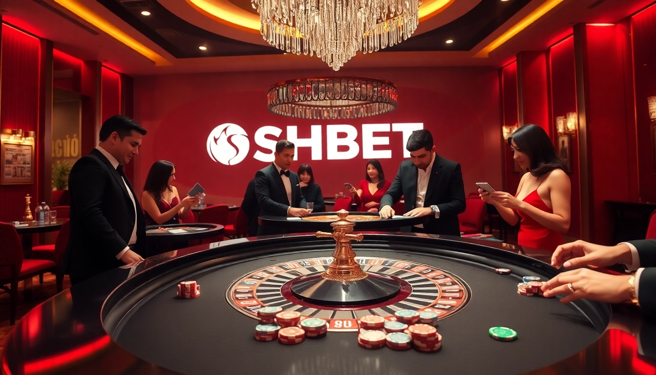 Experience the excitement at SHBET's luxury casino with engaging games and professional dealers.