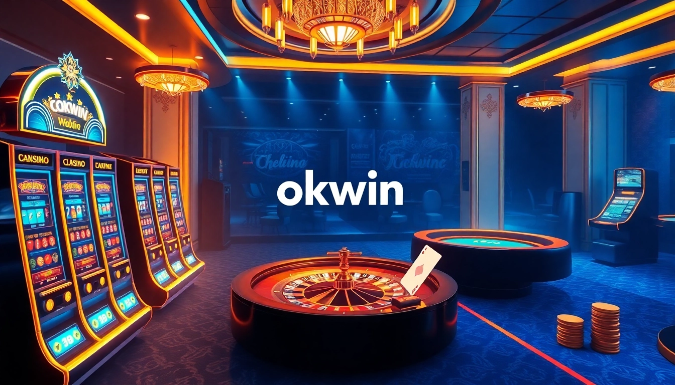 Engaging players at the okwin online casino with thrilling slot machines and vibrant roulette.