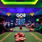 GO8 online gambling platform showcasing vibrant casino gaming experiences with user-friendly design.