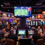 Experience the excitement of tin soi kèo with patrons engaging in live sports betting.