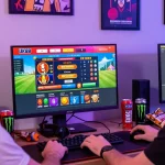 Engaging online gaming experience at https://www.uk88.supply/ with player immersed in vibrant betting options.