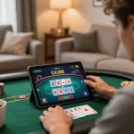 Engaged player participating in an online poker game at GG88, showcasing competitive strategy and immersive atmosphere.