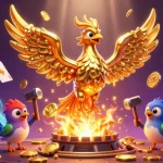 Haywin offers captivating gambling adventures with golden phoenix, coins, and festive casino elements.