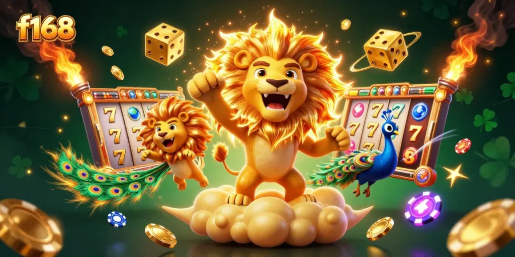Experience thrilling gameplay at f168 with colorful slot machines and dynamic casino elements.