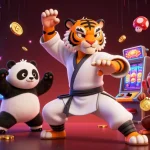 Experience the excitement of 7M's casino adventure with slot machines, dynamic characters, and vibrant game elements.