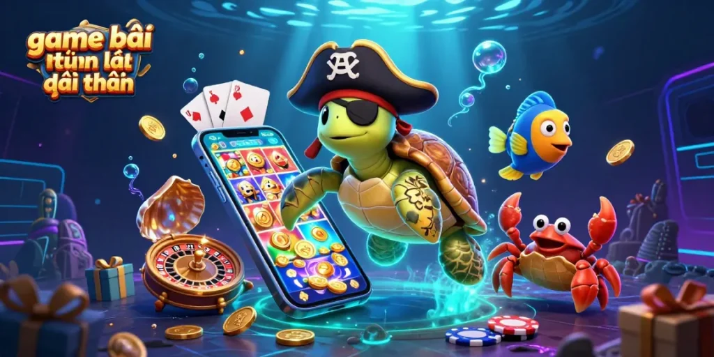 Engage in the thrilling game bài tiến lên đổi thưởng with vivid 3D characters and casino elements.