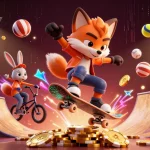 Create winning strategies with 888new in this vibrant 3D casino-themed illustration featuring characters and sports elements.