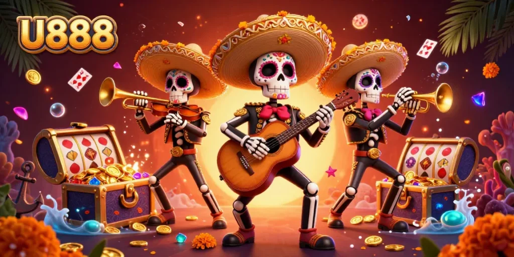 Experience thrilling gameplay at U888 with vibrant slot games and captivating characters.