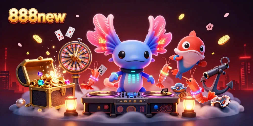 Spin the reels and feel the excitement with 888new's vibrant underwater casino scene.