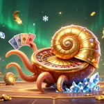 Experience thrilling action at ee88 with a vibrant 3D casino scene filled with dynamic gambling elements.