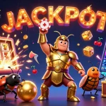 Experience the excitement of winning at PG99 bookmaker with a vibrant jackpot scene featuring a glorious hercules beetle.