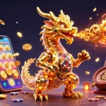 Experience thrilling gameplay with 88aa's dynamic casino action, featuring a golden dragon and engaging game elements.
